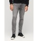 Superdry Szare jeansy skinny w stylu vintage