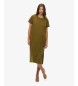Superdry Vestido Tone verde
