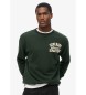 Superdry Vintage Athletic Crew Sweatshirt grön