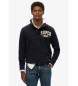 Superdry Vintage Athletic Half navy trje