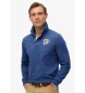 Superdry Vintage Athletic Rugby blue polo shirt