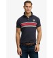 Superdry Vintage Stripe navy polo shirt