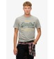 Superdry T-shirt grigia classica rilassata
