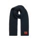 Superdry Workwear navy knitted scarf