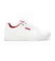 TEDDY SMITH Zapatillas bsicas blanco, rojo