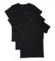 Tommy Hilfiger 3er-Pack Essential Premium-T-Shirts schwarz