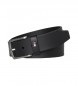 Tommy Hilfiger Cinturn de Piel Denton negro