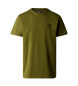 The North Face SIMPLE DOME T-SHIRT grøn