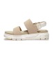 Timberland Sandalias de piel Greyfield Backstrap beige