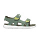 Timberland Perkins Row green leather heel strap sandals