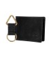 Timberland Set de cartera plegable y llavero negro