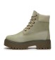 Timberland Stone Street grna vattentta 6 lderstvlar med plattform