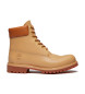 Timberland Stivali in pelle beige premium da 6 pollici