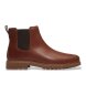 Timberland Brune Stormbucks Chelsea-støvletter i læder
