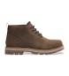 Timberland Britton Road Mid skórzane buty chukka w kolorze brązowym