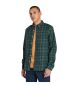 Timberland Chemise à carreaux en popeline stretch verte Timberland Chemise à carreaux en popeline stretch verte