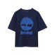 Timberland T-shirt com logótipo azul-marinho