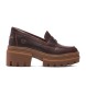 Timberland Everleigh brune loafers i lder