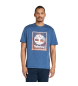 Timberland T-shirt avec logo graphique bleu