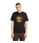 Timberland T-shirt med grafiskt tryck Holiday svart