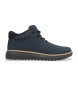 Timberland Botas de couro chukka de cano médio Hudson Road navy