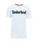 Camiseta Kennebec River Brand Linear blanco