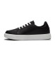 Timberland Zapatillas de piel de caña baja con cordones Emerson Street negro