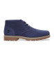 Timberland Botas de piel de caña media con cordones Britton Square azul