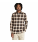 Timberland Brązowa koszula flanelowa w kratę