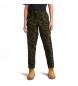 Timberland Pantaln estampado negro, verde  