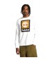 Timberland Langærmet T-shirt med hvidt Stack-logo