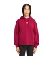Timberland Sudadera de rizo con capucha y logotipo multicapa granate