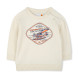 Timberland French terry sweatshirt white cream