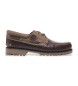 Timberland Authentic brown leather boat shoes