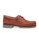 Timberland Authentic brown leather boat shoes