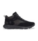 Timberland Leather mid-top trainers Voyager Park black
