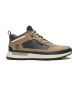 Timberland Sapatilhas de couro Field Trekker Low castanho