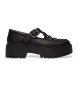 Timberland Stone Street chaussures en cuir noir avec boucle et plateforme Stone Street chaussures en cuir noir avec plateforme