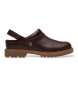 Timberland Premium maroon leather clogs