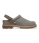 Timberland Premium grey leather clogs