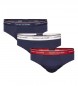 Tommy Hilfiger Paket 3 kratkih hlačk Kratke hlače mornarske barve