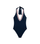 Tommy Hilfiger Maillot de bain Global Stripe avec licou marine