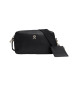 Tommy Hilfiger Black monotype shoulder bag