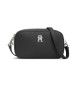 Tommy Hilfiger Bolso cartera TH Emblem con bandolera negro