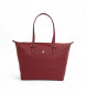 Tommy Hilfiger Borsa tote con stemma monogramma TH marrone rossiccio