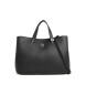 Tommy Hilfiger TH Emblem satchel bag black