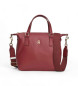 Tommy Hilfiger Rote Tragetasche mit Monogramm TH