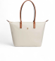 Tommy Hilfiger Bolso Tote logotipo beige