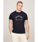 Tommy Hilfiger Slim fit overhemd met marine logo