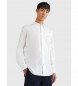 Tommy Hilfiger TH Flex shirt in white cotton poplin